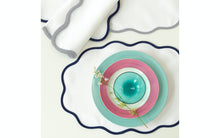 Load image into Gallery viewer, Scallop Edge Napkin-Set of 4, Sapphire
