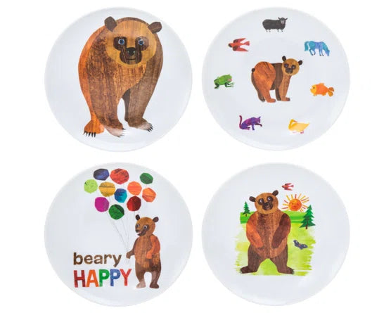 The Brown Bear Plate, Set of 4