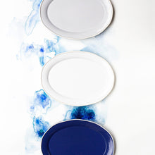 Load image into Gallery viewer, Chroma White Oval Platter
