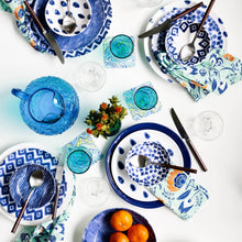 Load image into Gallery viewer, Santorini Flower Dinner Plate
