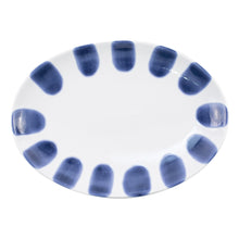 Load image into Gallery viewer, Santorini Dot Small Oval Platter
