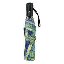 Load image into Gallery viewer, Folding Travel Umbrella, Van Gogh Irises

