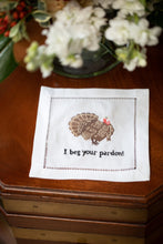 Load image into Gallery viewer, &quot;I Beg Your Pardon!&quot; Cocktail Napkins, Set of 4

