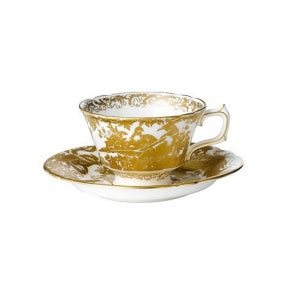 Aves Gold Tea Cup & Saucer