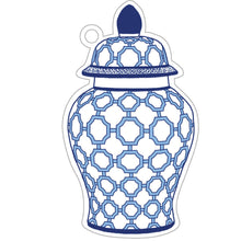 Load image into Gallery viewer, Geometric Ginger Jar Die Cut Gift Tag
