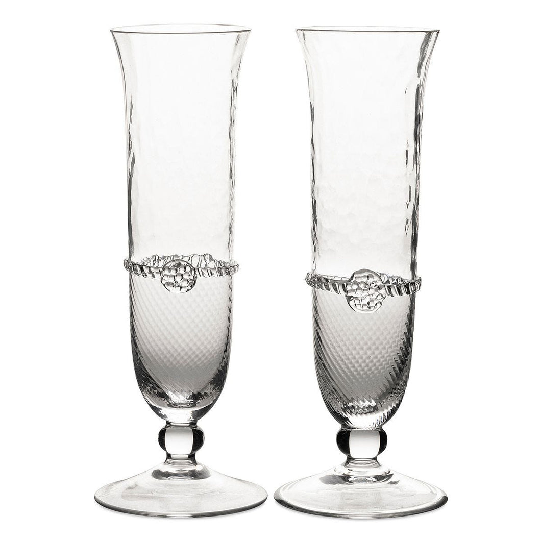 Graham Set of Two, Toasting Flutes