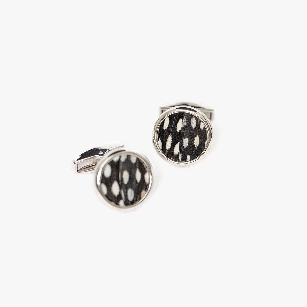 Bear Cufflinks, Rhodium