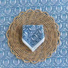 Load image into Gallery viewer, Caroline Blue Tablecloth 55 x 55
