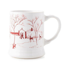 Load image into Gallery viewer, Country Estate Winter Frolic &quot;Mr. &amp; Mrs. Claus&quot; Ruby Mug
