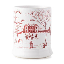Load image into Gallery viewer, Country Estate Winter Frolic &quot;Mr. &amp; Mrs. Claus&quot; Ruby Mug
