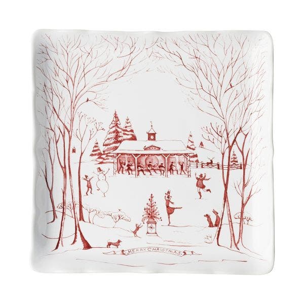 Country Estate Winter Frolic Ruby Stable Soiree Sweets Tray