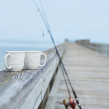 Load image into Gallery viewer, Berry &amp; Thread French Panel Whitewash Cofftea Cup

