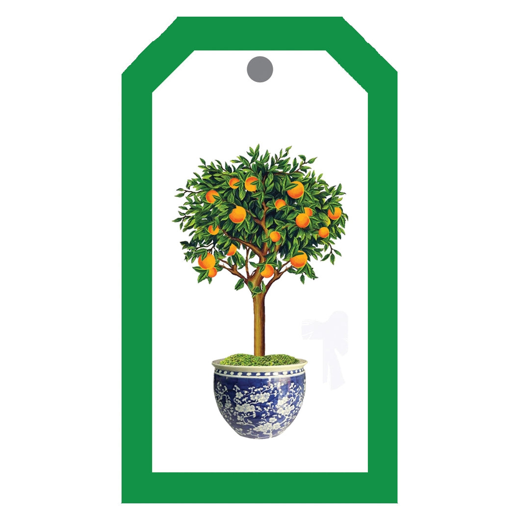 Citrus Topiary Tree Gift Tags