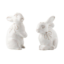 Load image into Gallery viewer, Clever Creatures Bunny Salt &amp; Pepper Set

