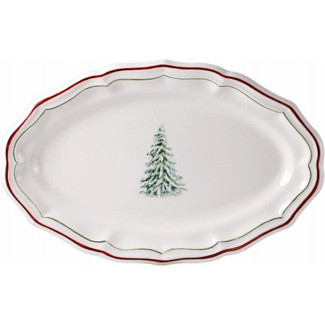 Filet Noël Open Oval Platter