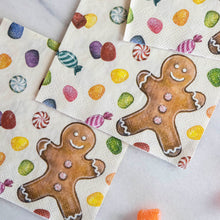 Load image into Gallery viewer, Gingerbread Cocktail Napkin, 20 Ct
