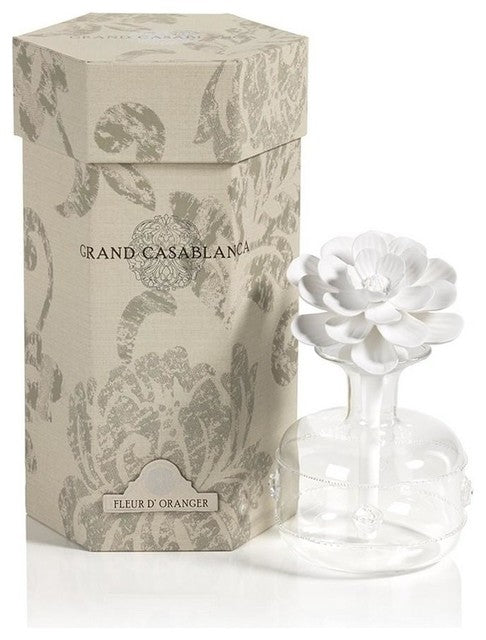 Grand Casablanca Porcelain Diffuser, Fleur D'Oranger