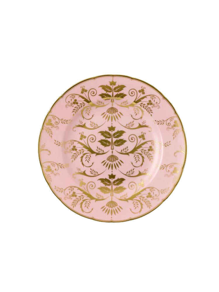 Darley Abbey Harlequin Baby Pink Salad Plate
