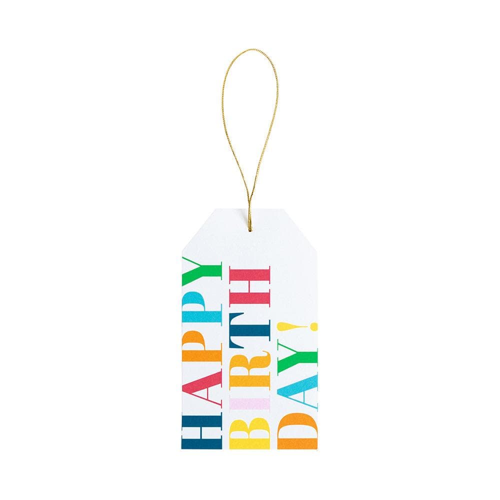 Happy Birthday Classic Gift Tags - 2 Per Package