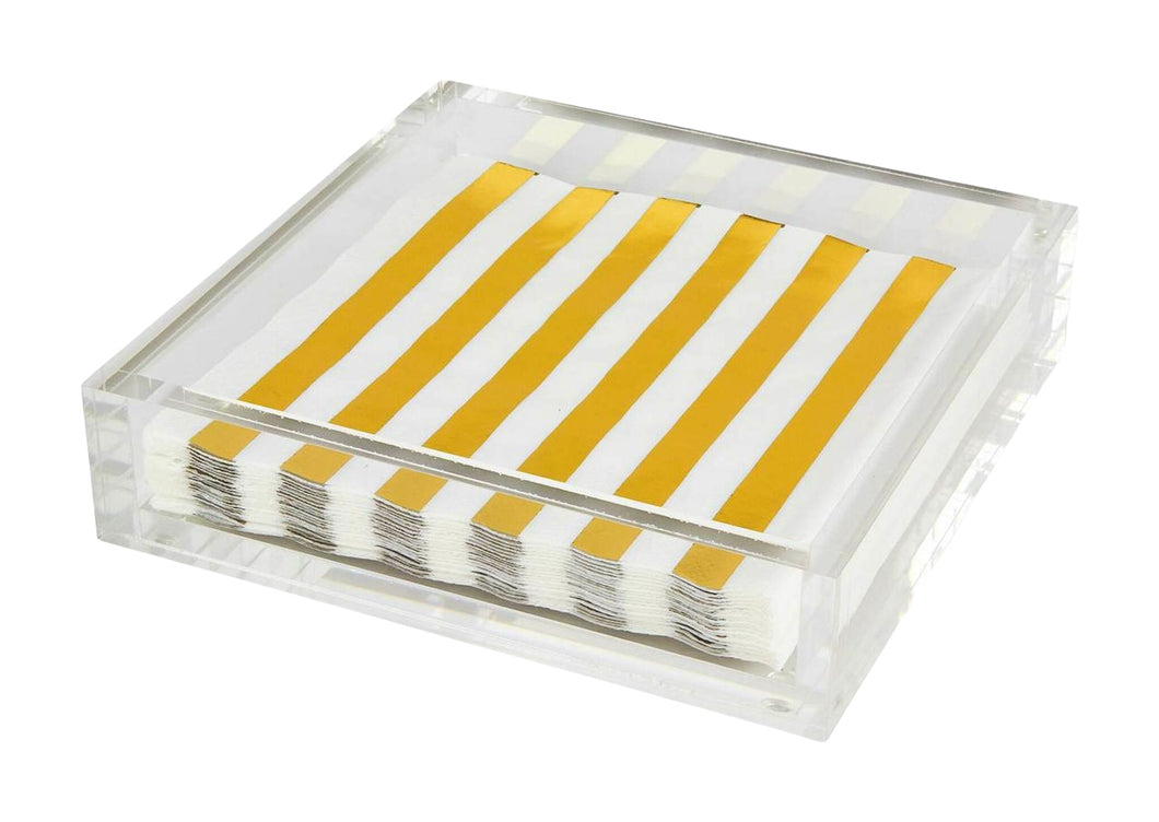 Lucite Luncheon Napkin Tray