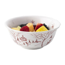 Load image into Gallery viewer, Country Estate Winter Frolic Ruby Cereal/Ice Cream Bowl
