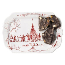 Load image into Gallery viewer, Country Estate Winter Frolic Ruby Gift Tray Merry Christmas
