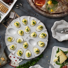 Load image into Gallery viewer, Berry &amp; Thread Whitewash Deviled Egg Platter
