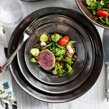 Load image into Gallery viewer, Pewter Stoneware Platter/Charger

