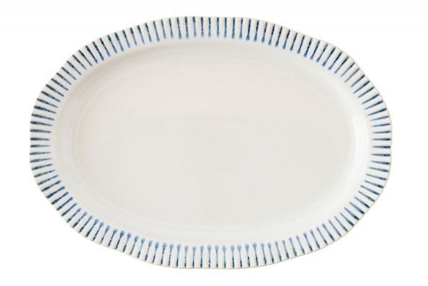 JULISKA SERVING PLATTER SITIO STRIPE INDIGO - Thumbnail 3
