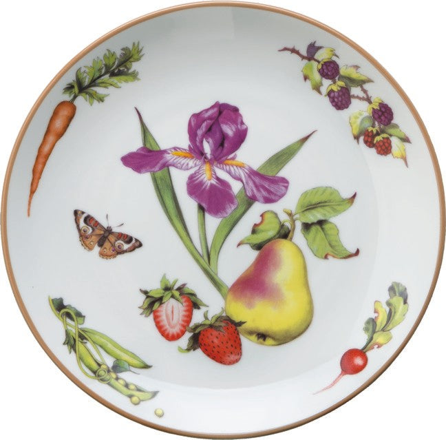 Summerlea Salad Plate, Pear/Iris