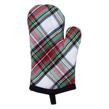 Load image into Gallery viewer, Stewart Tartan 2pc Child Apron &amp; Oven Mitt Set
