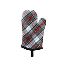 Load image into Gallery viewer, Stewart Tartan 2pc Adult Apron &amp; Oven Mitt Set
