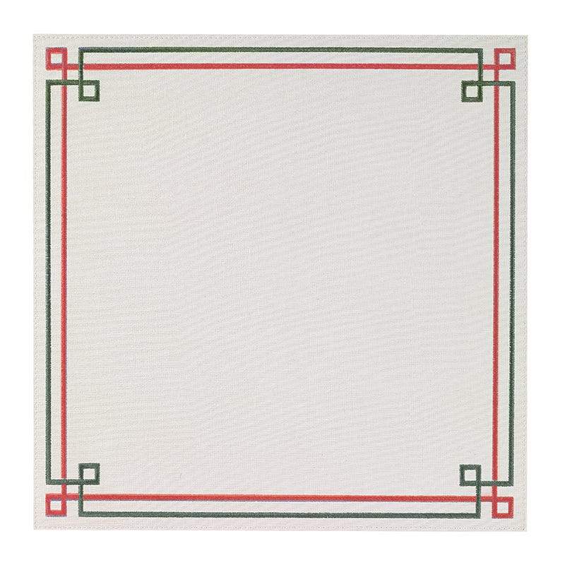 Link Red and Green Napkins, Set of 4