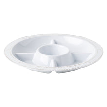 Load image into Gallery viewer, Berry &amp; Thread Whitewash Melamine 15&quot; Sectioned Server
