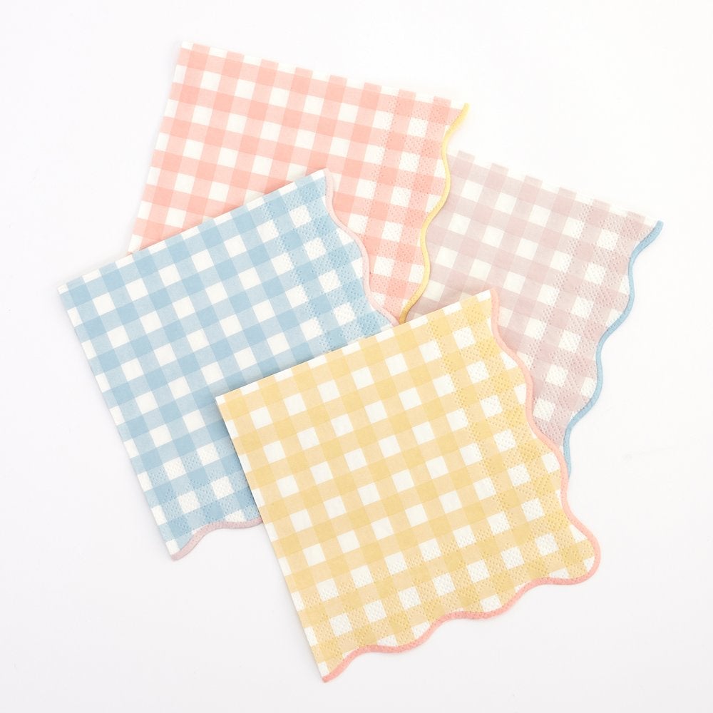 Gingham Napkins, Set of 20