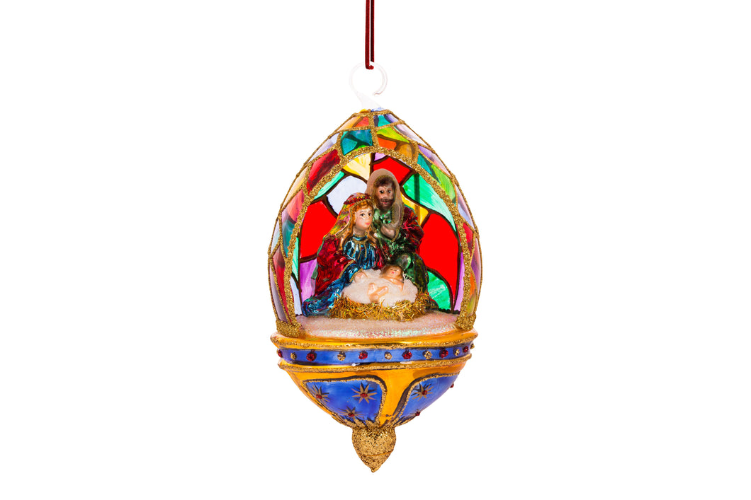 Holy Family Dome Ornament