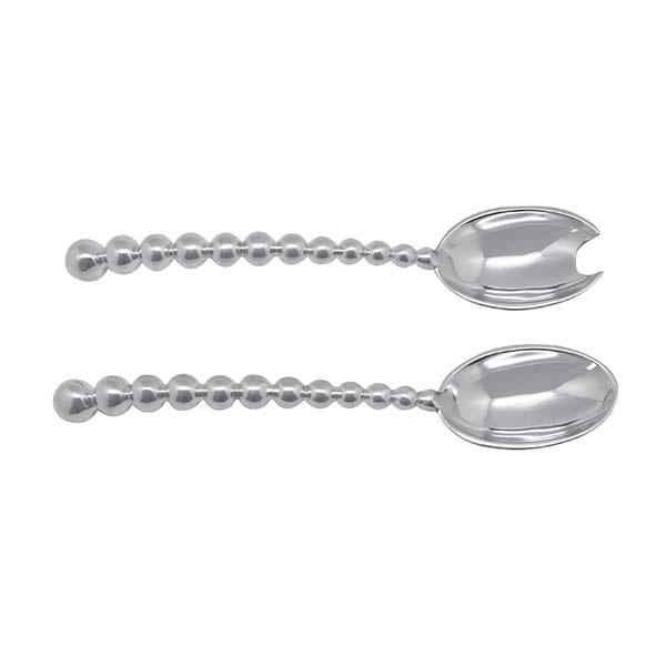Pearled Salad Servers, Lg