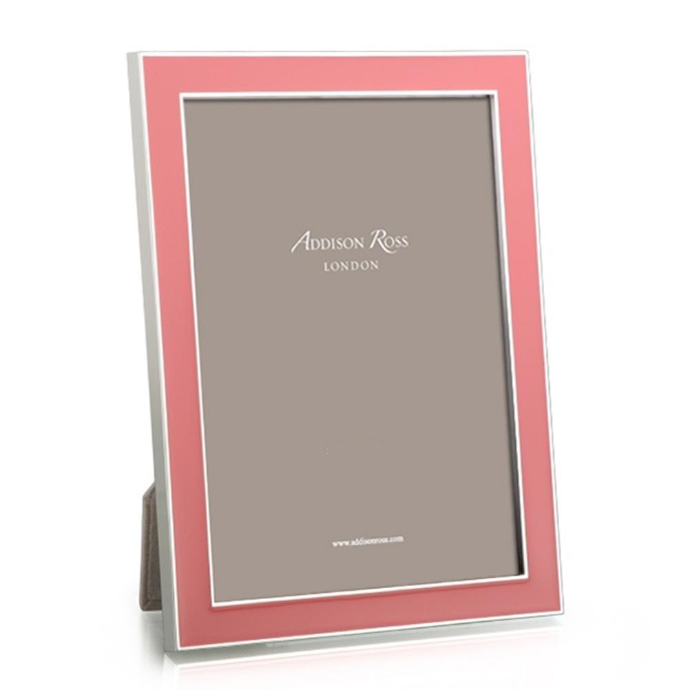 Coral Enamel Picture Frame 5x7