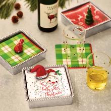 Load image into Gallery viewer, Red Santa Hat Napkin Weight
