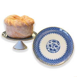Blue Lace Cake Stand, Sm