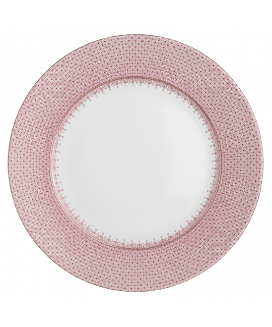 Pink Lace Service Plate