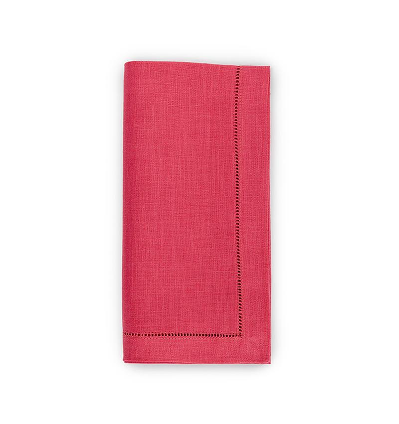 Festival Coral Linen Napkins, Set of 4
