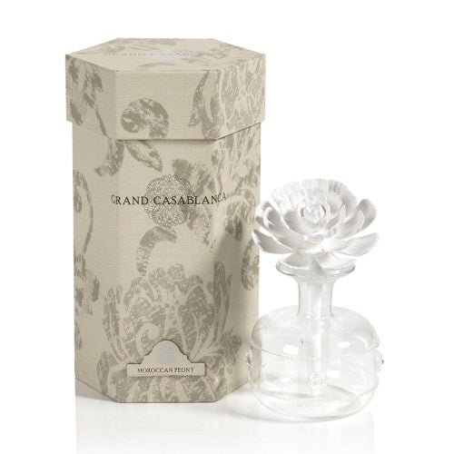 Grand Casablanca Porcelain Diffuser, Moroccan Peony