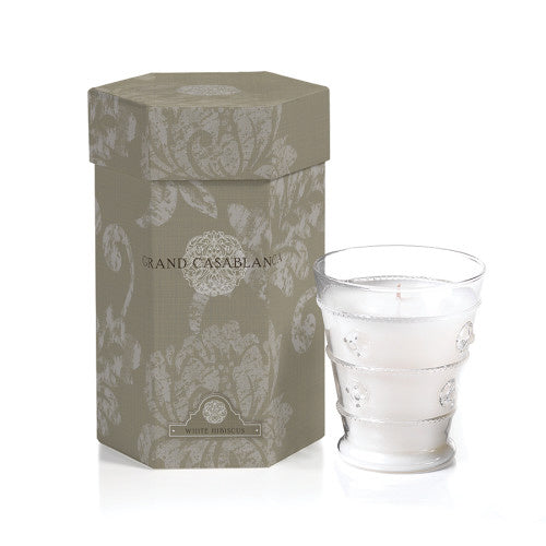 Grand Casablanca Candle Jar, White Hibiscus