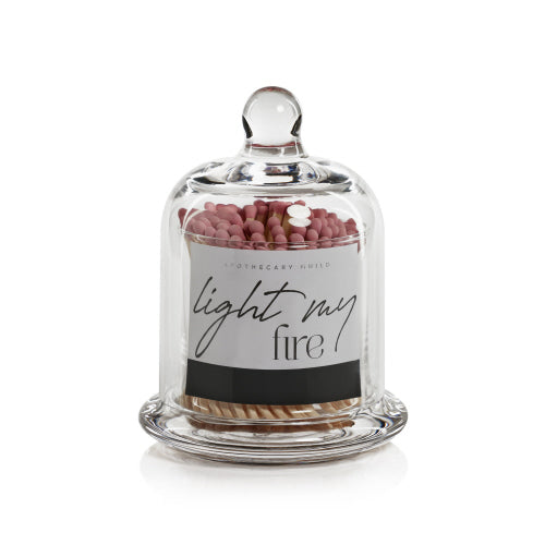Light My fire Match Cloche, Pink Tip Matches