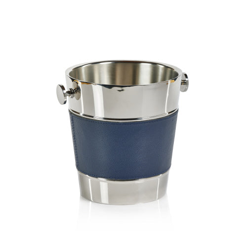 Laguna Nickel and Leather Double Wall Wine Cooler