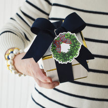 Load image into Gallery viewer, Tartan Wreath Die Cut Gift Tags, Set of 8
