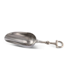 Load image into Gallery viewer, Equestrian Horse Bit Pewter Handled Ice Scoop
