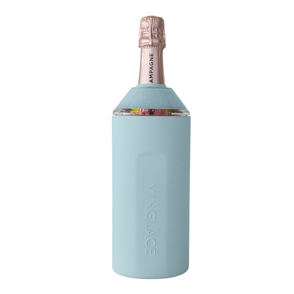 Portable Wine & Champagne Chiller, Cool Blue