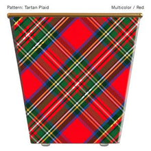 Load image into Gallery viewer, WH Hostess Tartan Plaid Cachepot Candle
